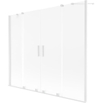 Vannisein Mexen Velar Duo, 180 x 150 cm, valge/matt klaas