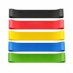Treeningukummide komplekt, 5 tk
