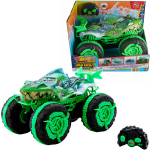 Raadio teel juhitav auto Hot Wheels Monster Trucks All-Terrain Great Bite Mattel, roheline/must, JMM76
