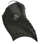 Katkumask kunstnahk must