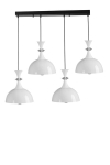 Opviq rippvalgusti 9022-6, valge/must