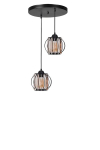 Opviq rippvalgusti 9042-2, must