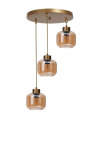 Opviq rippvalgusti 9060-3, kuldne/pruun