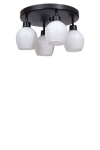 Opviq laevalgusti 9019-4, must/valge