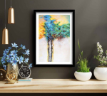 Asir riputatav dekoratsioon 3853NISCT-010, 38x53 cm