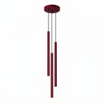 Sollux Lighting rippvalgusti Pastelo 3P, punane