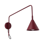 Sollux Lighting seinalamp Nox 1, burgundia
