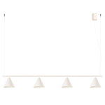 Sollux ripplamp Nox 4L, beež