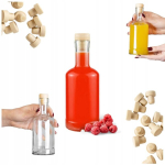 Klaaspudel Tadek 250ml korgiga - sobib lik&ouml;&ouml;ridele, mahladele