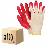 100 paari aiat&ouml;&ouml;kindad Vampire, kaitsvad, punane puuvill, xl