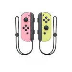 Roosa/kollane Joy-Con L/R, rihmad kaasas