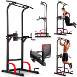 T&otilde;mbe- ja dipivarras, iseseisev, stabiilne, kandev&otilde;ime 150 kg, Neo-Sport, 130200