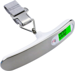 Ripp-pagasikaal, 50kg/10g, roheline LCD, hall rihm