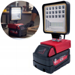 Milwaukee M18 Led t&ouml;&ouml;valgusti halogeen 126w