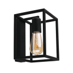 Moodne seinavalgusti Nowodvorski Crate 9046, must, Juoda