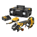 Leņķa slīpma&scaron;īna 18V DCG406P2LRT 125mm, BL, 2x5A,h TSTAK, LANYARD READY, DCG406P2LRT-QW