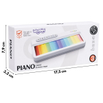 Muusikaline m&auml;nguasi WOOPIE Rainbow Touch Piano valgustusega, 3+
