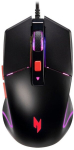 Acer hiir Nitro Mouse NMW100 must, Up to 7200 dpi, Wired, 6 buttons, Retail Pack
