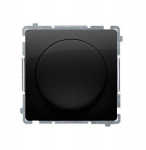 Rotary dimmer Simon Basic, must, j&auml;relt&uuml;hi