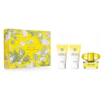 Komplekt Versace Yellow Diamond naistele: tualettvesi EDT, 50 ml + kehakreem, 50 ml + du&scaron;igeel &ndash; 50 ml