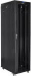 Lanberg paigalduskapid 19 47U FF01-8047-12BL, 800kg, 80cm, 232cm, 100cm, must, klaasuks, lukuga, LCD-ga