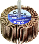 Geko abrasiivne flap ratas G78753, 100, 6mm, 60mm, 30mm, puuvillane kangas, s&uuml;nteetiline vaik