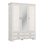 Kapp Mebelbos Tiffany 2 3d4s, 159x62,4x212,1 cm, valge