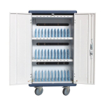 Techly I-CABINET-30DUTY portable device management cart/cabinet valge, sinine