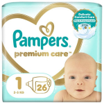 M&auml;hkmed Pampers Premium Care, Small Pack 1 suurus, 26 tk