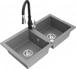 Graniidist k&ouml;&ouml;givalamu Mexen Mario koos segisti ja sifooniga, Grey+Black