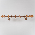 Kardinapuu BERGAMO &Oslash;28mm tume tamm, 200 cm