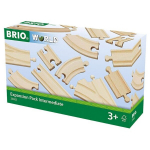 Coffret Evolution Interm&eacute;diaire 16 Rails - BRIO - 33402 - Pürē nūm̦in̦ām mũdū cīēlār jūṭētāleten nē gāvn̦āg 3 ānva.