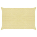 vidaXL p&auml;ikesepuri 160 g/m&sup2; beež 3 x 4 m HDPE