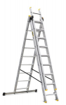 Kolmeosaline multifunktsionaalne redel DRABEST PRO 3x9
