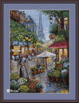 Merejka tikkimiskomplekt Vihmane Pariis SK162, 21x29