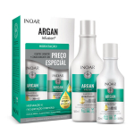 Juuste niisutav komplekt INOAR Argan Infusion Hydrating Duo Kit: &scaron;ampoon 500 ml + palsam 250 ml