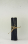 Mesilasvahast k&uuml;&uuml;nlad, v&auml;ikesed, must, 105 tk, 0,6х18 cm