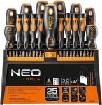 Kruvikeerajate ja otsikute komplekt 37-osaline alusega