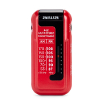 Radios Transistor - Aiwa - R22RD - Punane - AM/FM - Mini Kandev.