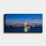 Reproduktsioon l&otilde;uendil &Ouml;ine linn, 30x80 cm
