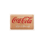 Metallplaat 20 x 30 cm, Coca Cola - Cardboard logo