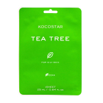 Teepuu&otilde;liga rahustav n&auml;omask Kocostar Tea Tree Mask Sheet
