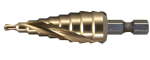 ASTMELINE PUUR, SPIRAAL TIN 4-12mm, pikkus 65/45mm, 1/4" D-40179 Makita, Unique