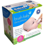 Brush-baby salvr&auml;tikud beebi igemetele, banaanimaistselised, 28tk.