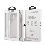 &Uuml;mbris Guess GUHCN58PCGLPI sobib iPhone 11 Pro, roosa