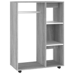 vidaXL riidekapp, hall Sonoma tamm, 80 x 40 x 110 cm, tehispuit