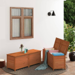 vidaXL aia padjakast, pruun 150x50x56 cm nulupuit