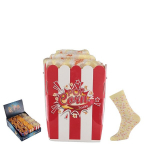 Meeste sokid kinkekarbis Snack Time Socks Pop Corn