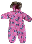 Laste talvekombinesoon Lassye H16-026, Pink, 74 cm