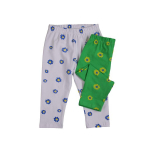 T&uuml;drukute 3/4 retuusid 2-komplekt, valge ja roheline margaretiga, Tup Tup Tup